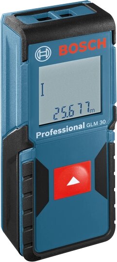 Лазерний далекомір BOSCH GLM 30 Professional (чохол) від компанії Центр технічних рішень - фото 1