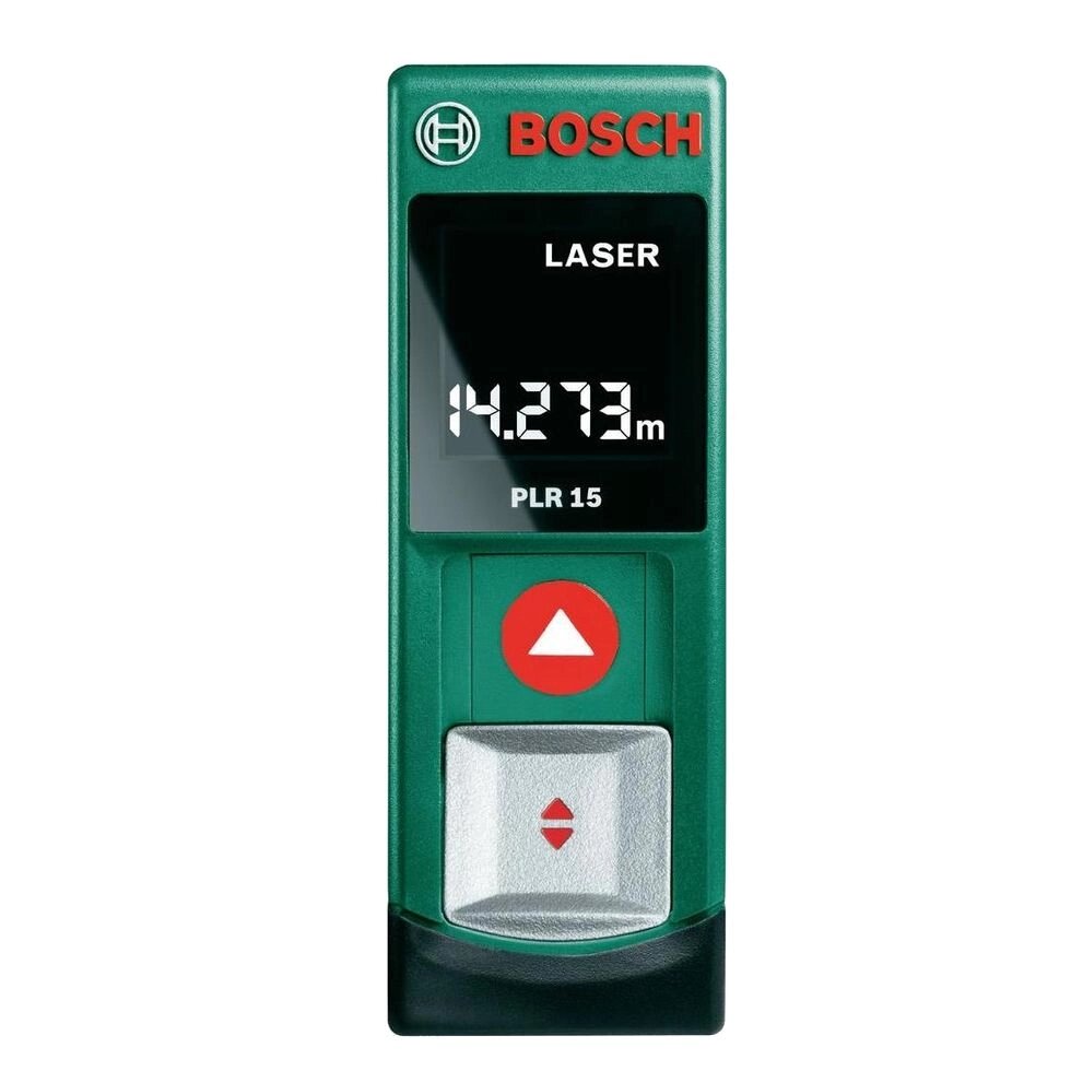 Лазерний далекомір BOSCH PLR 15 від компанії Центр технічних рішень - фото 1