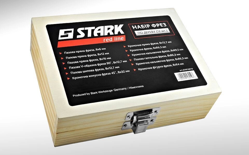 Набір фрез Stark для фрезерування 12 шт від компанії Центр технічних рішень - фото 1