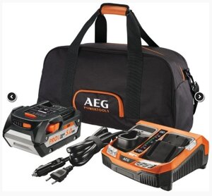 Набір акумулятор + зарядний пристрій AEG SETL1850BLK