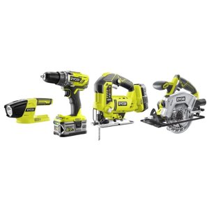 Набір акумуляторних інструментів Ryobi R18CK4A-252S