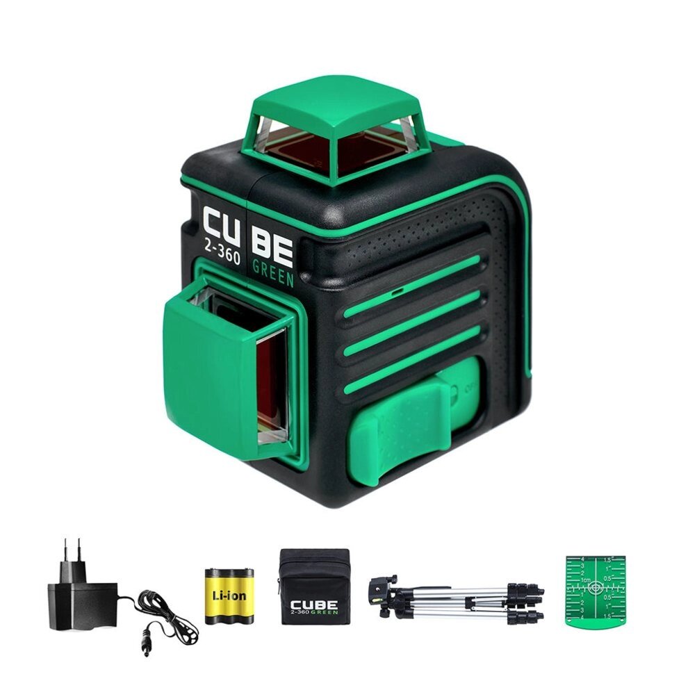 Нівелір лазерний ADA Cube 2-360 Green Professional Edition А00534 від компанії Центр технічних рішень - фото 1