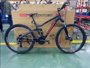 Велосипед Crosser RAPTOR 29 гірський, SHIMANO (рама 17, алюміній, чорно-червоний)