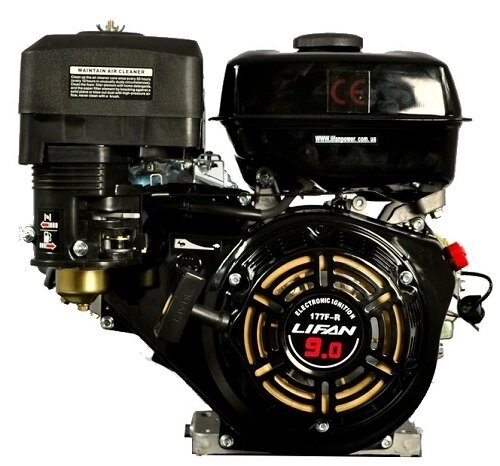 Двигун LIFAN LF177F-R бензин / газ з редуктором і автоматичним зчепленням - гарантія