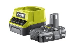 Акумулятор Ryobi ONE + RC18120-113 (18 В 1 . 3 Ач Li-Ion) + зарядний пристрій RC18120