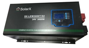 Джерело безперебійного живлення SolarX SX-LEW3000T / 02 LCD, 3000VA, 24V