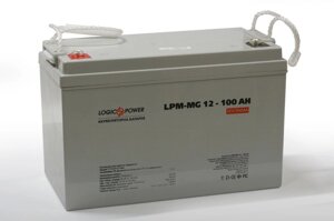 Акумуляторна батарея мультигелевий LogicPower LPM-MG 12V - 100 Ah (3877)