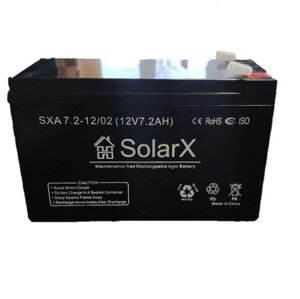 Акумуляторна батарея SolarX SXA 7, 12V