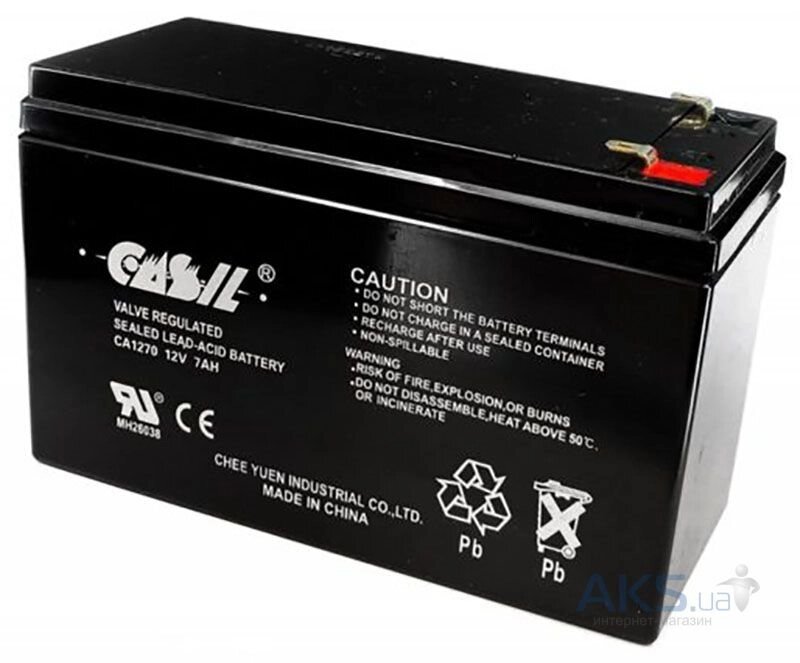 Акумуляторна батарея Casil CA1272 (12V, 7.2Ah) - характеристики