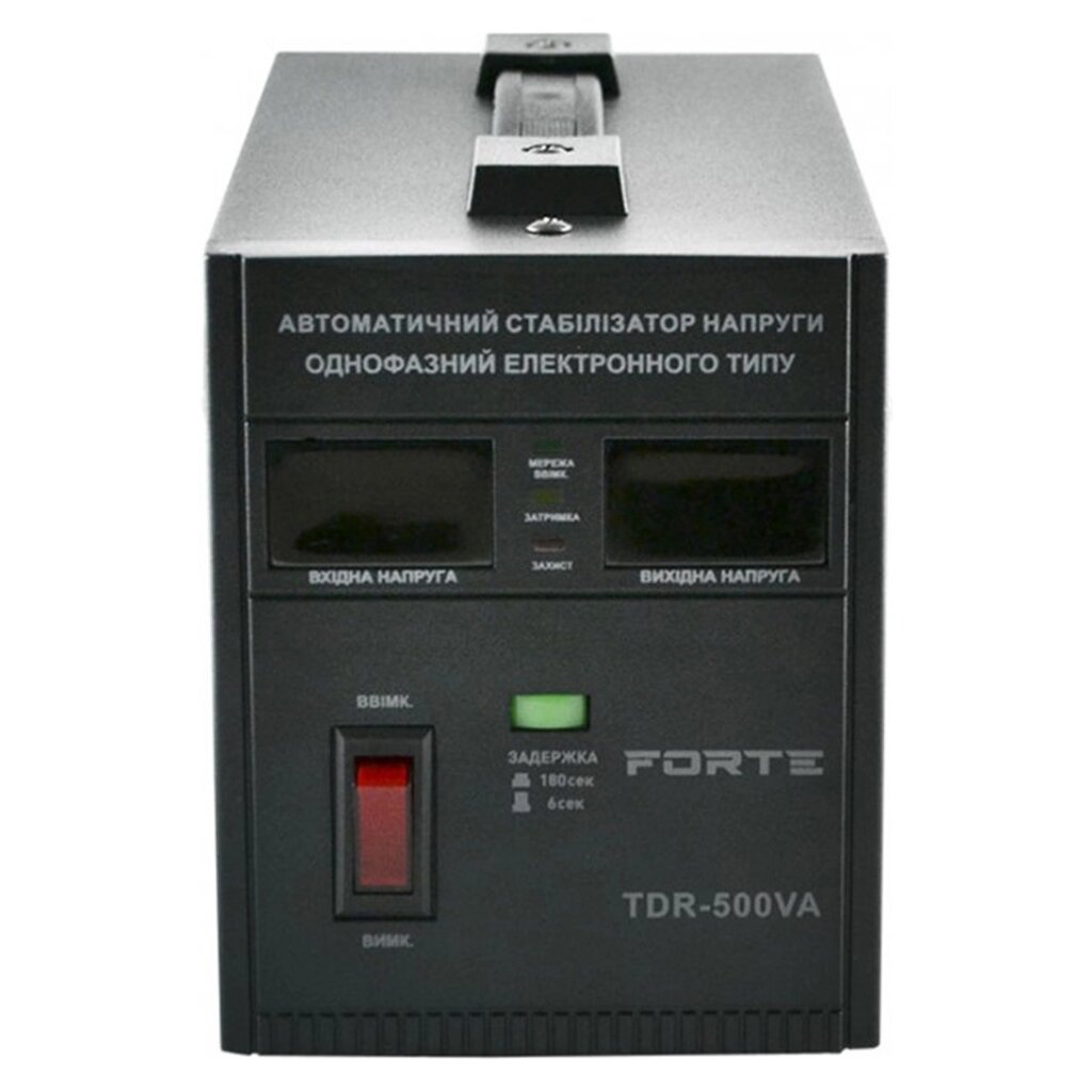 Релейний стабілізатор FORTE TDR-500VA від компанії Центр технічних рішень - фото 1