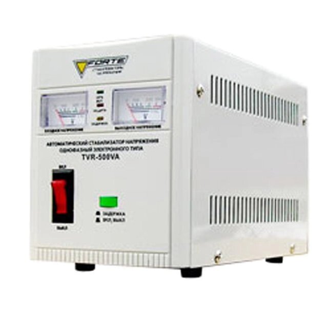 Релейний стабілізатор FORTE TVR-500VA від компанії Центр технічних рішень - фото 1