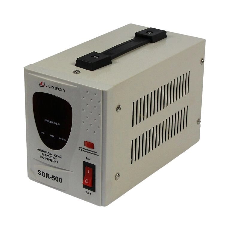 Релейний стабілізатор напруги LUXEON SDR-500 від компанії Центр технічних рішень - фото 1