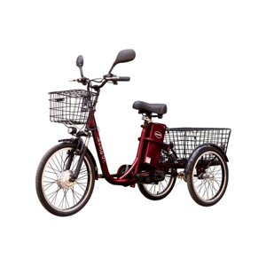 Триколісний електровелосипед VEGA Happy 2019 (Red) (трицикл) + реверс (LI-ion, 350Вт, 36В, 12Ah)