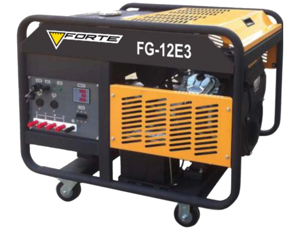 Трифазний бензиновий генератор FORTE FG12E3 від компанії Центр технічних рішень - фото 1