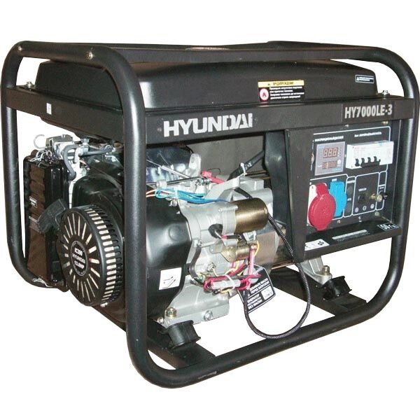 Трифазний генератор HYUNDAI HY 7000LE-3 від компанії Центр технічних рішень - фото 1