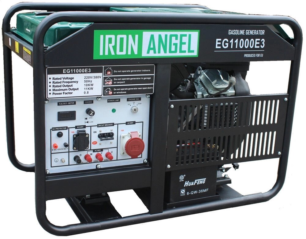 Трифазний генератор IRON ANGEL EG 11000 E3 від компанії Центр технічних рішень - фото 1