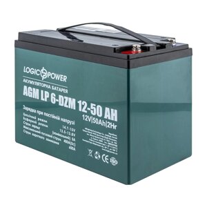 Тяговий акумулятор LogicPower LP 6-DZM-50 50 Аг (10063)