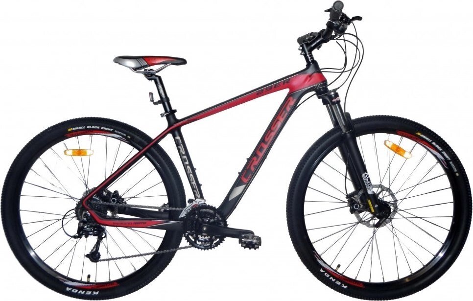 Велосипед Crosser GENESIS 29 гірський, SHIMANO (рама 19, карбон, червоний) від компанії Центр технічних рішень - фото 1