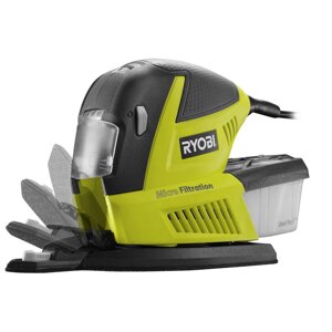 Вібраційна шліфувальна машина RYOBI RMS180-SA30 + 30 шліфлистів