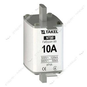 Плавкий запобіжник Takel NT00 10А