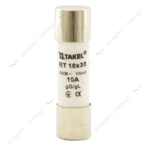 Плавкий запобіжник Takel RT 10х38 10А