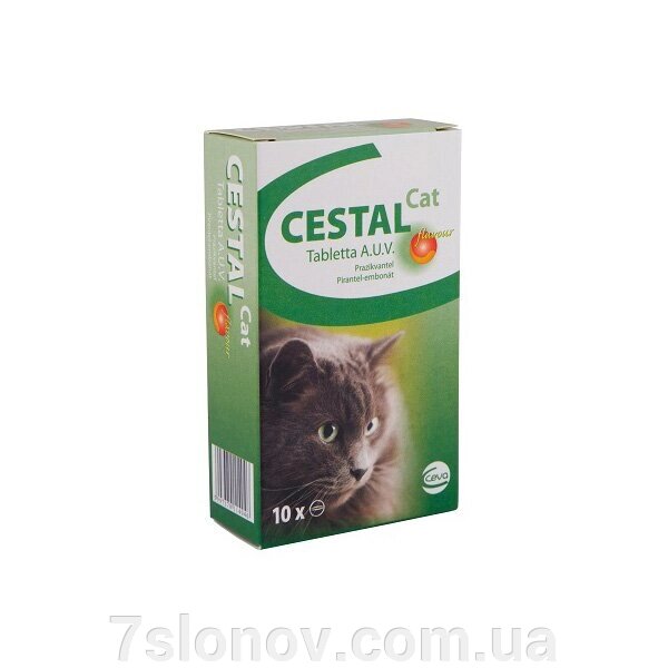 Цестал Кет для котів №10 CEVA від компанії Інтернет Ветаптека 7 слонів - фото 1