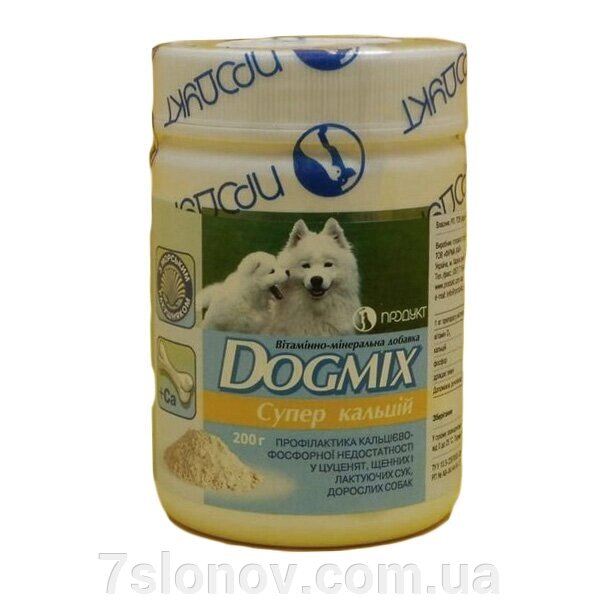 Догмікс вітаміни для собак супер кальцій №200 Продукт від компанії Інтернет Ветаптека 7 слонів - фото 1