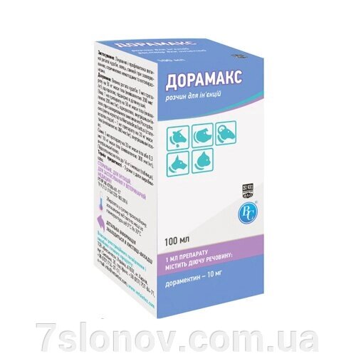 Дорамакс розчин для ін'єкцій 100 мл Ветсинтез від компанії Інтернет Ветаптека 7 слонів - фото 1