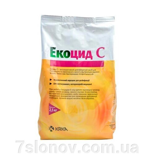 Екоцид C порошок 2,5 кг KRKA від компанії Інтернет Ветаптека 7 слонів - фото 1