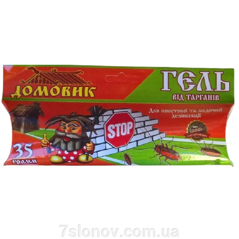 Гель Домовик від тарганів шприц 35 г Агромаксі від компанії Інтернет Ветаптека 7 слонів - фото 1