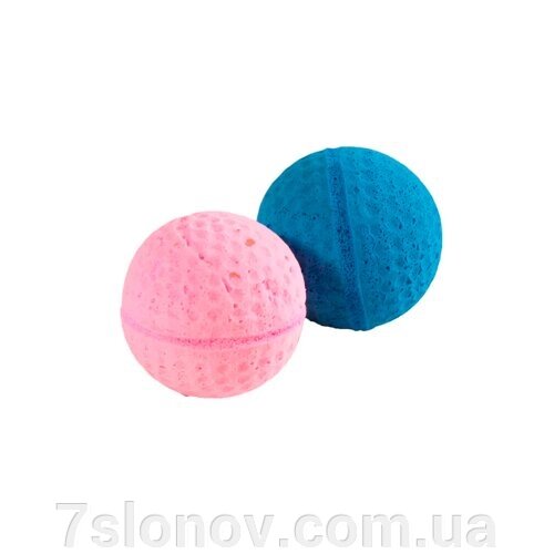 Іграшка для кішок М'яч зефірний для гольфу однокольоровий 4,5 см FOX BALL03 від компанії Інтернет Ветаптека 7 слонів - фото 1