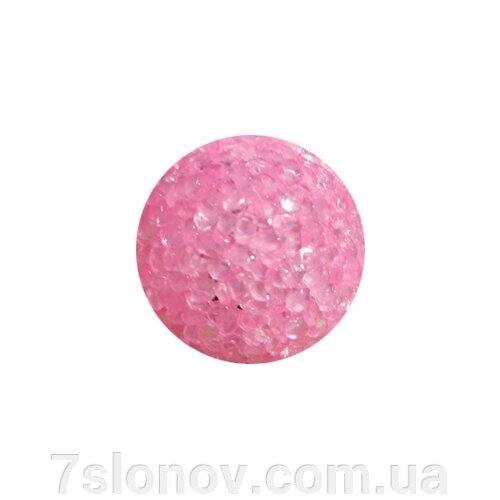 Іграшка для котів м'яч гліцериновий рожевий з бубонцем 4 см FOX WT001-1 від компанії Інтернет Ветаптека 7 слонів - фото 1