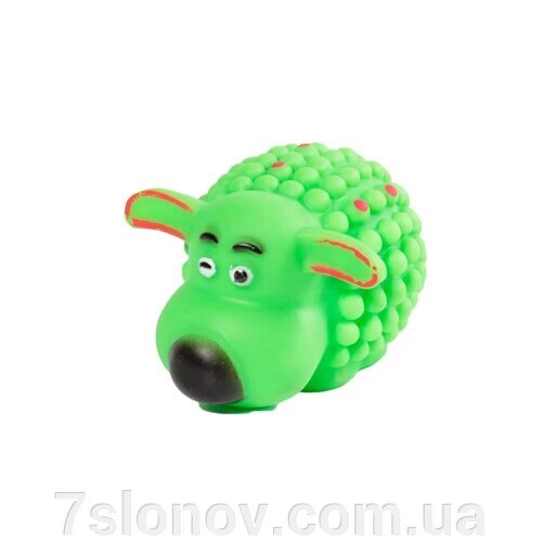 Іграшка для собак вінілова собака-м'яч 6*8см FOX FS-0017 від компанії Інтернет Ветаптека 7 слонів - фото 1