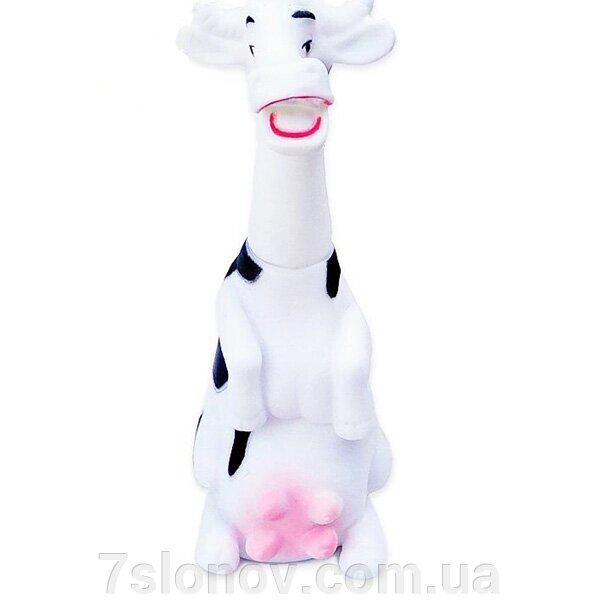 Іграшка гумова Корова 39-42 17 см від компанії Інтернет Ветаптека 7 слонів - фото 1