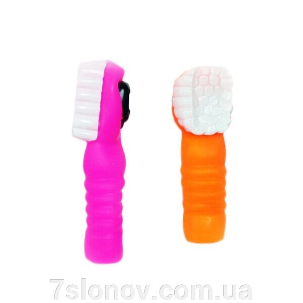 Іграшка гумова Зубна щітка 95-12 від компанії Інтернет Ветаптека 7 слонів - фото 1