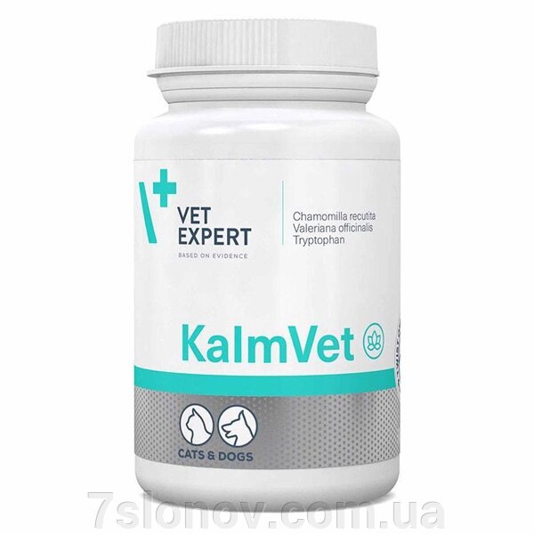 KalmVet заспокійливий препарат для собак та котів 60 кап VetExpert від компанії Інтернет Ветаптека 7 слонів - фото 1