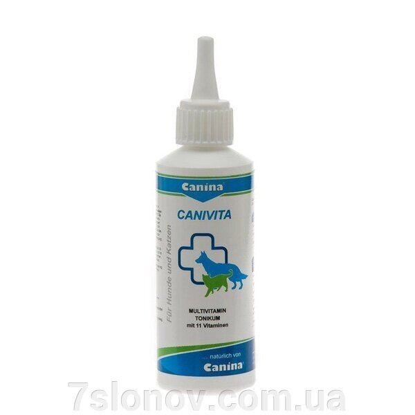 Каніна CANIVITA канівіту вітамінно-мінеральний тонік при стресових ситуаціях 100 мл Canina 110001 від компанії Інтернет Ветаптека 7 слонів - фото 1