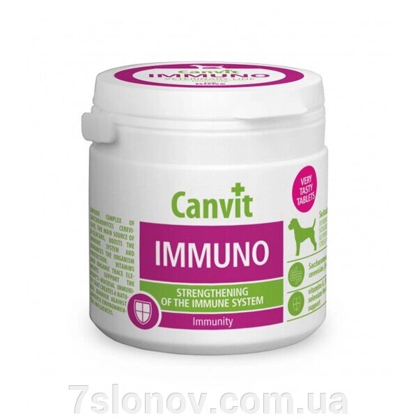 Канвіт Canvit Immuno for dogs Імуно для собак 100 таблеток від компанії Інтернет Ветаптека 7 слонів - фото 1