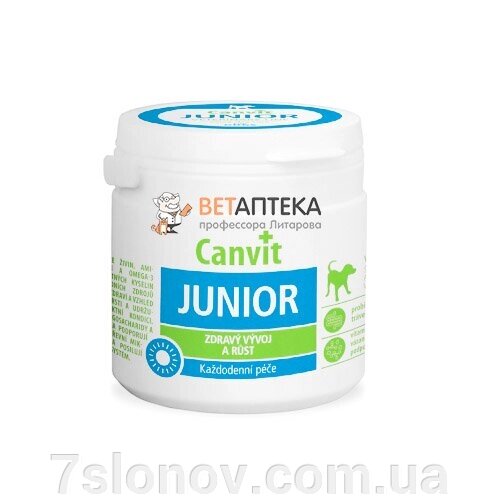 Канвіт Canvit Junior Юніор для цуценят та молодих собак 100 таблеток від компанії Інтернет Ветаптека 7 слонів - фото 1