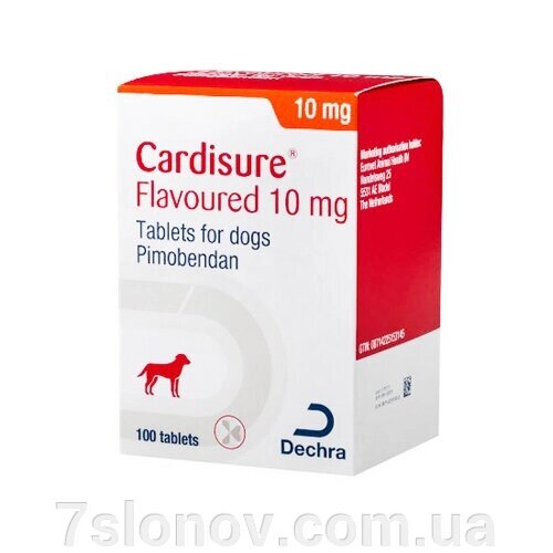 Кардишур 10 мг №100 таблеток Dechra від компанії Інтернет Ветаптека 7 слонів - фото 1