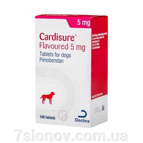 Кардишур 5 мг №100 таблеток Dechra від компанії Інтернет Ветаптека 7 слонів - фото 1