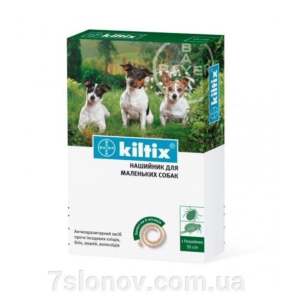 Кілтікс нашийник 35 см для маленьких собак Bayer від компанії Інтернет Ветаптека 7 слонів - фото 1