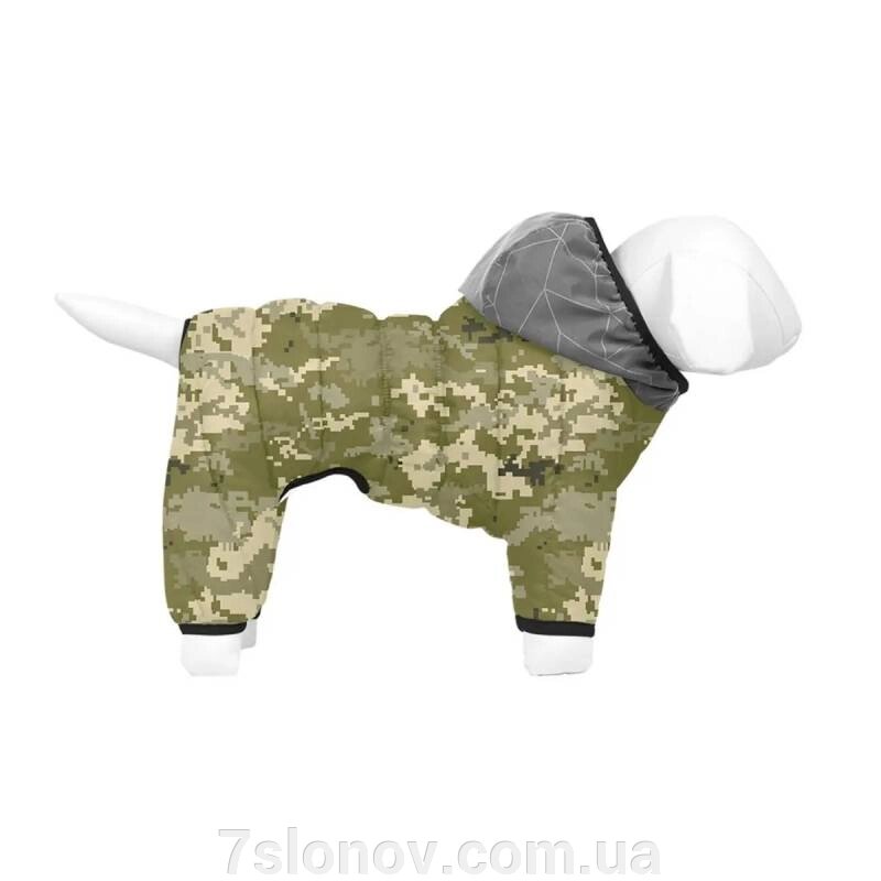 Комбінезон для собак WauDog Clothes Мілітарі M 35 В 59-62 см З 37-40 см Collar від компанії Інтернет Ветаптека 7 слонів - фото 1