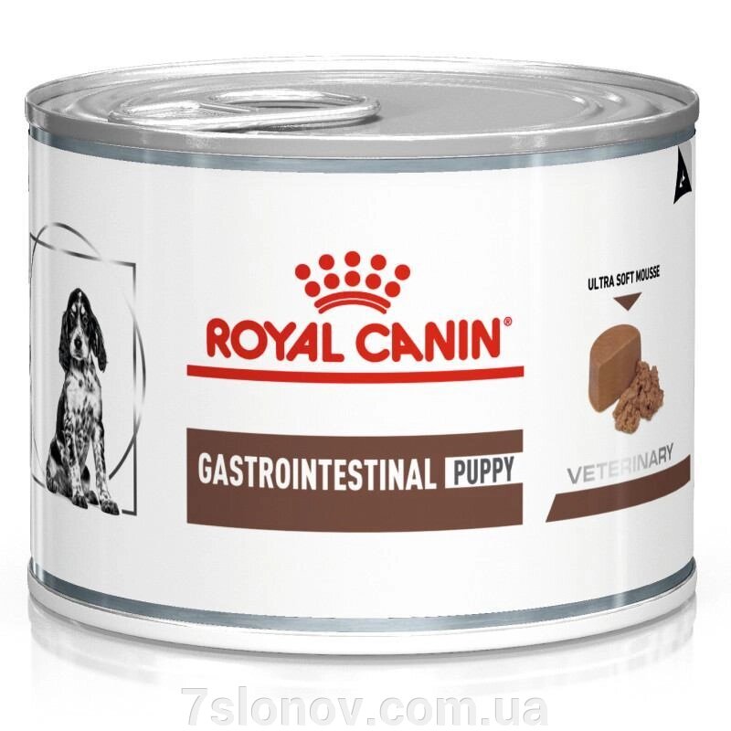 Корм для цуценят із порушеннями травлення Gastrointestinal Puppy Mousse ніжний мус 195 г Royal Canin від компанії Інтернет Ветаптека 7 слонів - фото 1