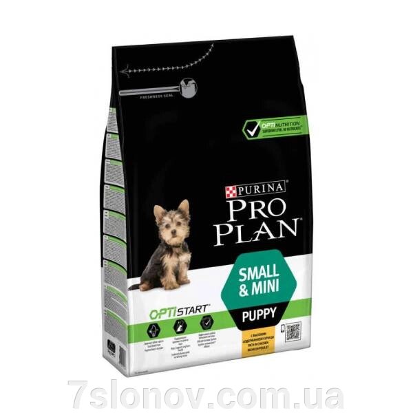 Корм для цуценят Проплан Proplan Міні курка 3 кг від компанії Інтернет Ветаптека 7 слонів - фото 1