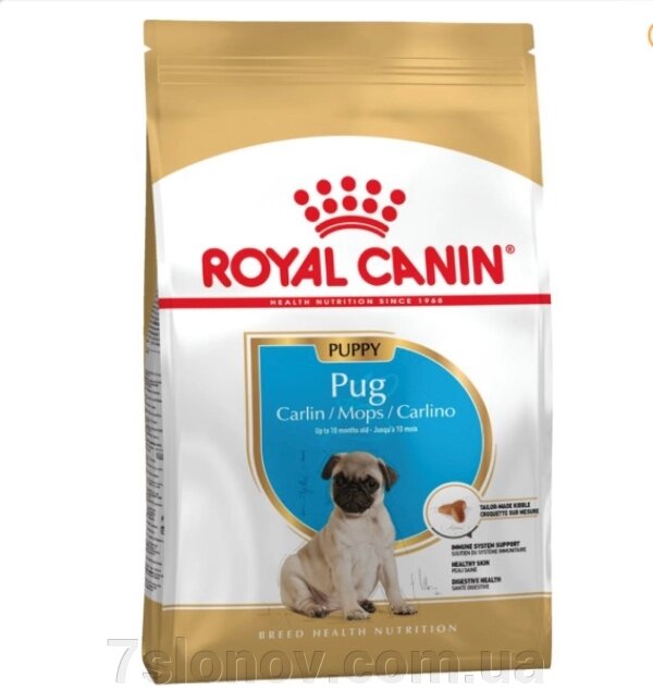 Корм для цуценят Роял Royal Canin BHN PUG PUPPY мопс 1,5 кг від компанії Інтернет Ветаптека 7 слонів - фото 1