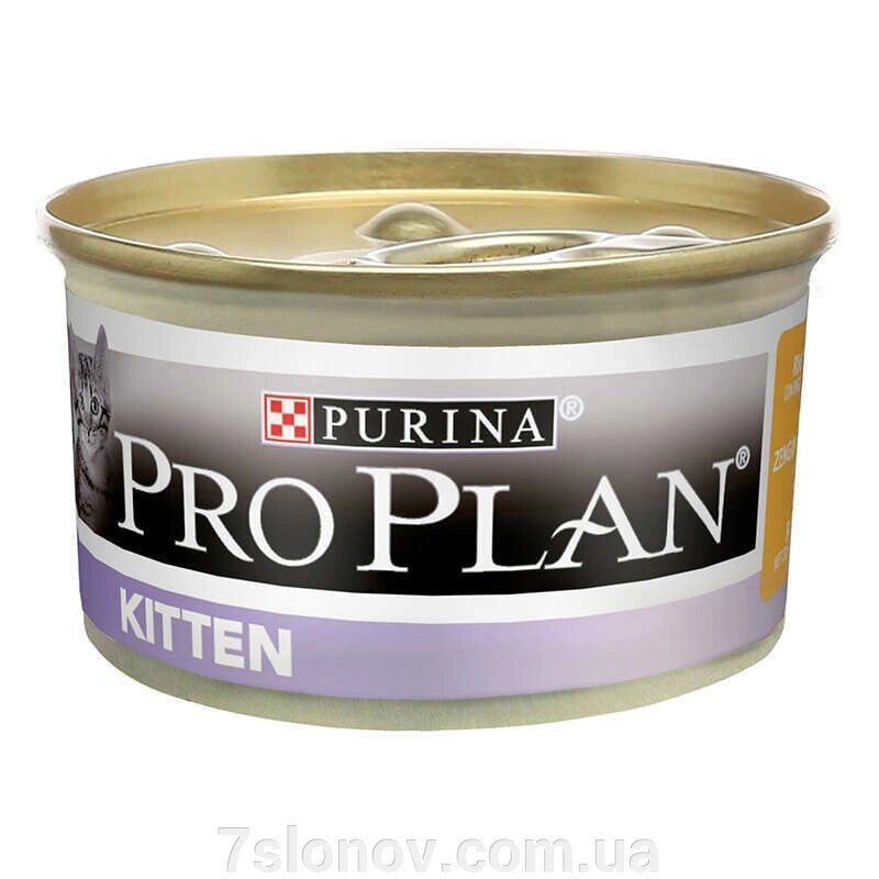 Корм для кошенят Baby Kitten мус із курки 85 г Purina Pro Plan від компанії Інтернет Ветаптека 7 слонів - фото 1