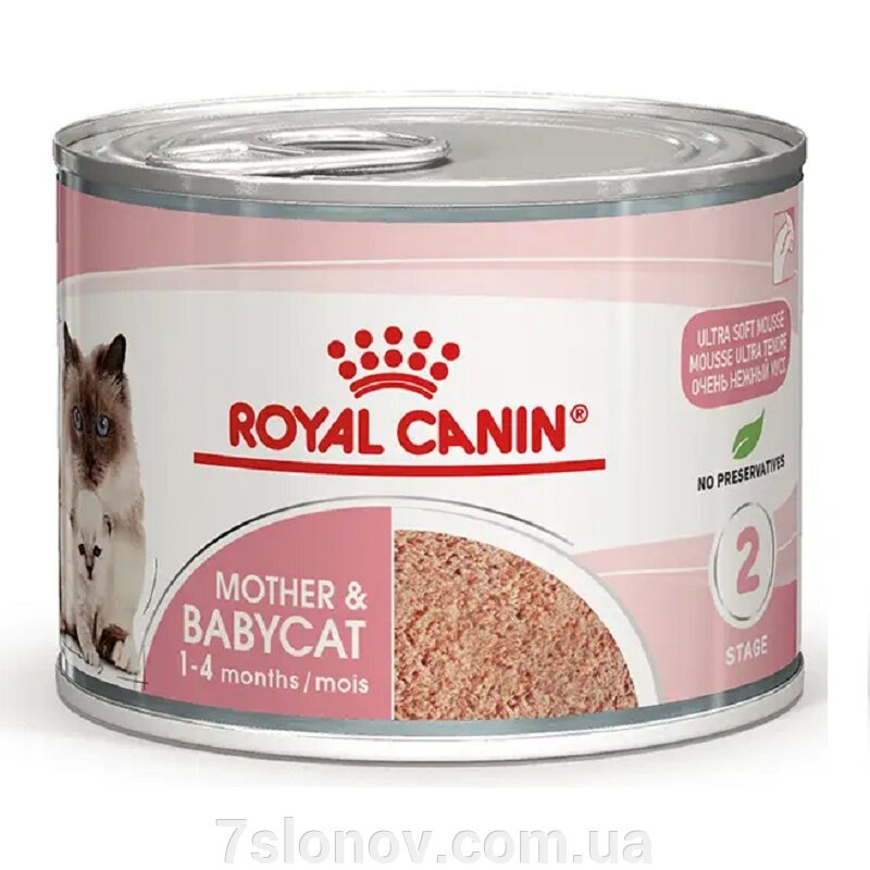 Корм для кошенят Mother and Babycat Instinctive мус 195 г Royal Canin від компанії Інтернет Ветаптека 7 слонів - фото 1