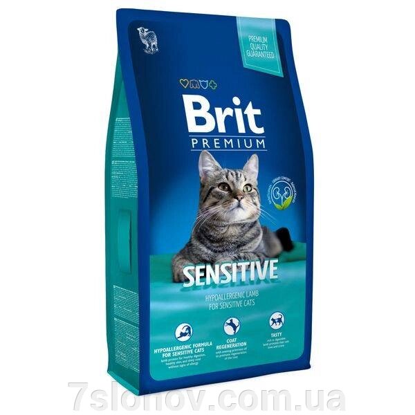 Корм для котів Брит c чутливим травленням Brit Premium Cat Sensitive 1,5 кг від компанії Інтернет Ветаптека 7 слонів - фото 1