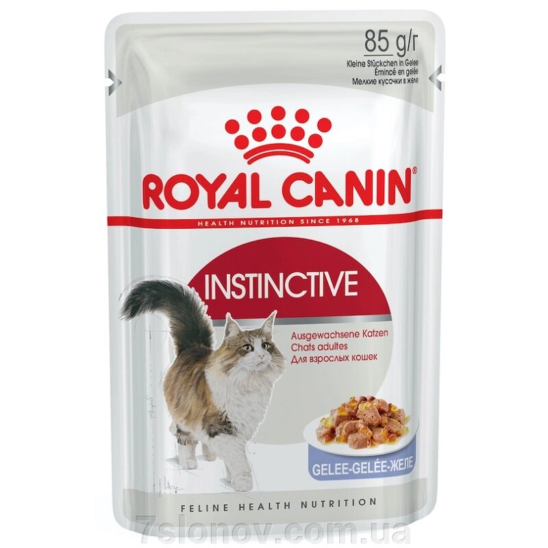 Корм для котів Instinctive wet in jell шматочки у желе 85 г Royal Canin від компанії Інтернет Ветаптека 7 слонів - фото 1